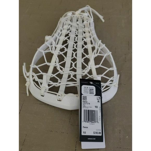 Adidas CG1578 Fierce Lacrosse Heads White Size 10 - Picture 5 of 7